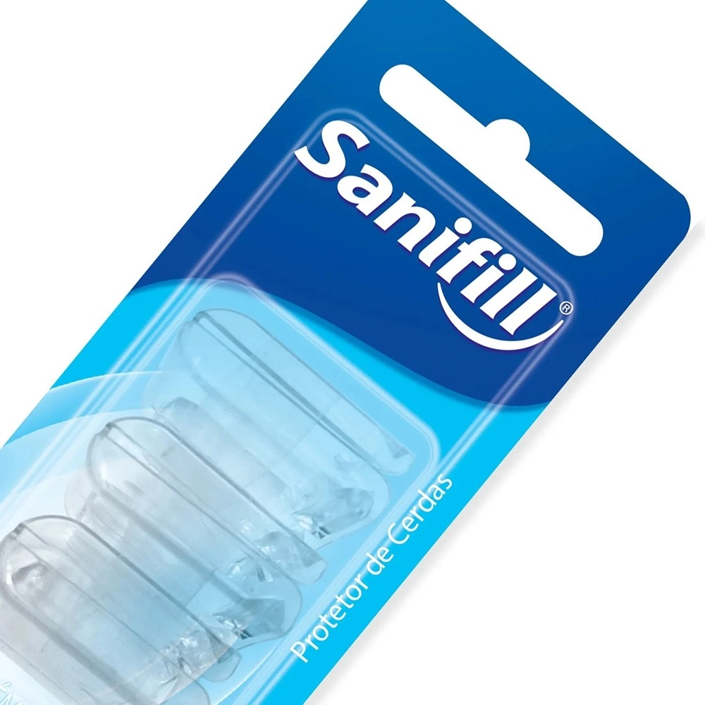 Capa Protetora De Cerdas Sanifill Blister 3 Unidades