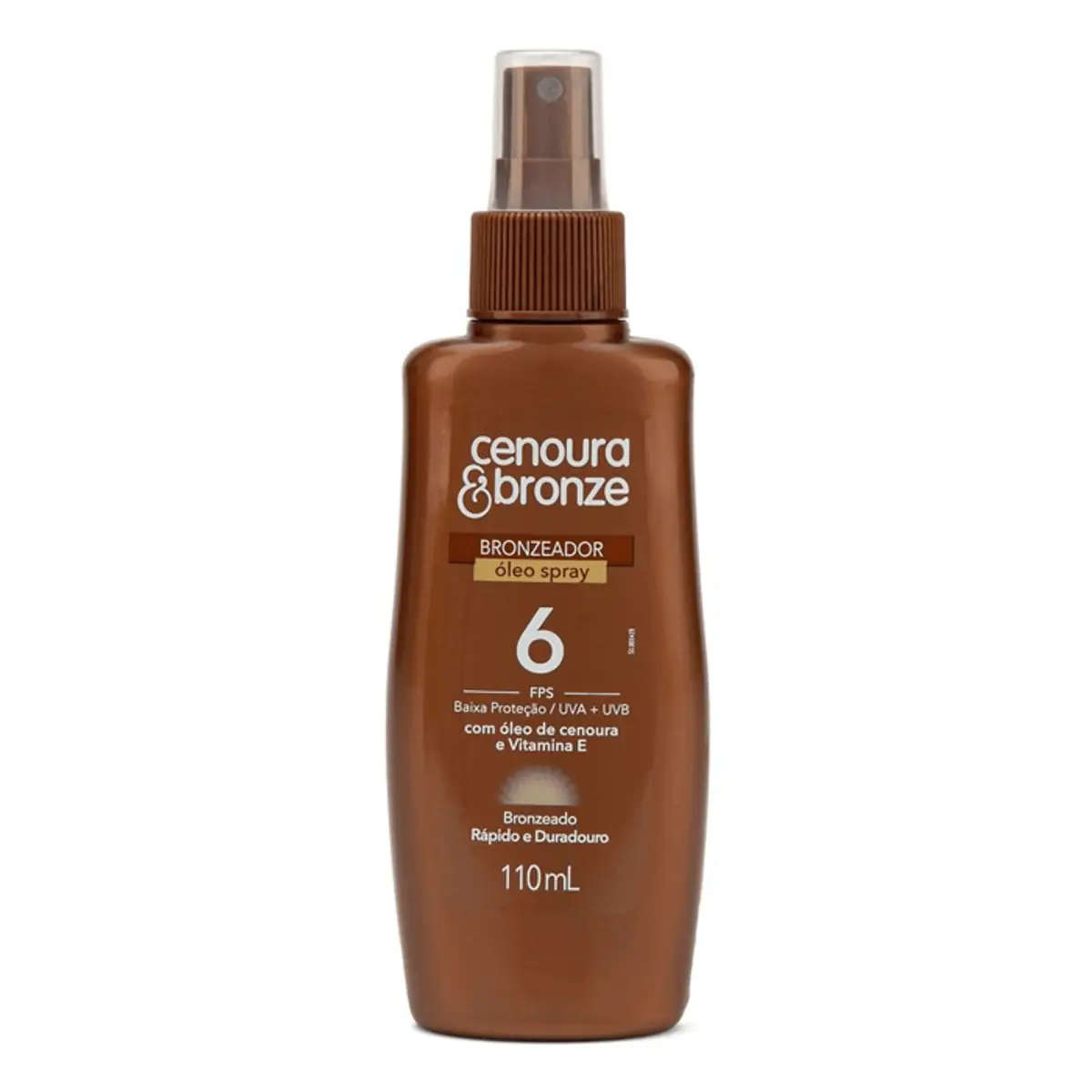 Óleo Bronzeador Spray Cenoura Bronze FPS6 110ml
