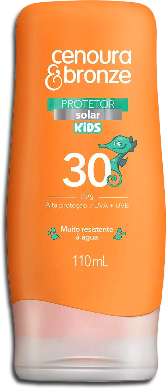 Protetor Solar Kids Fps 30 Cenoura Bronze Frasco 110ml