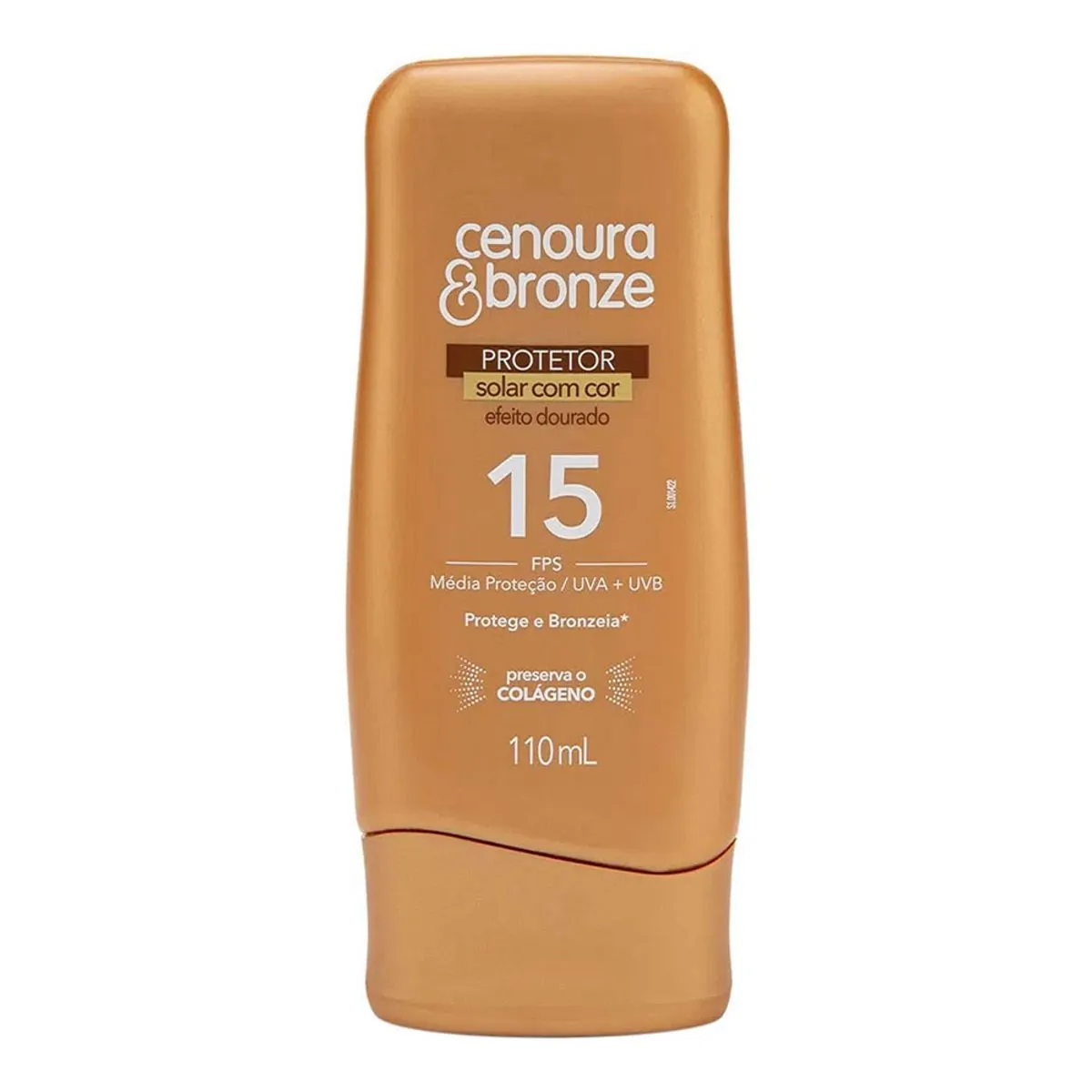 Protetor Solar Cenoura & Bronze Efeito Dourado FPS15 110ml