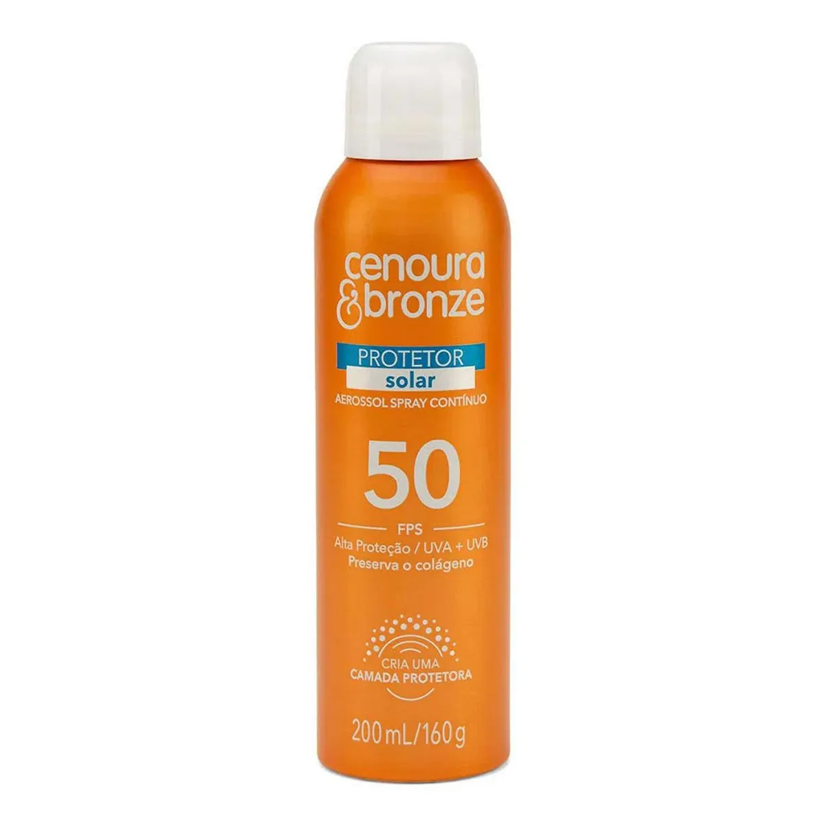 Protetor Solar Corporal Cenoura & Bronze FPS 50 200ml