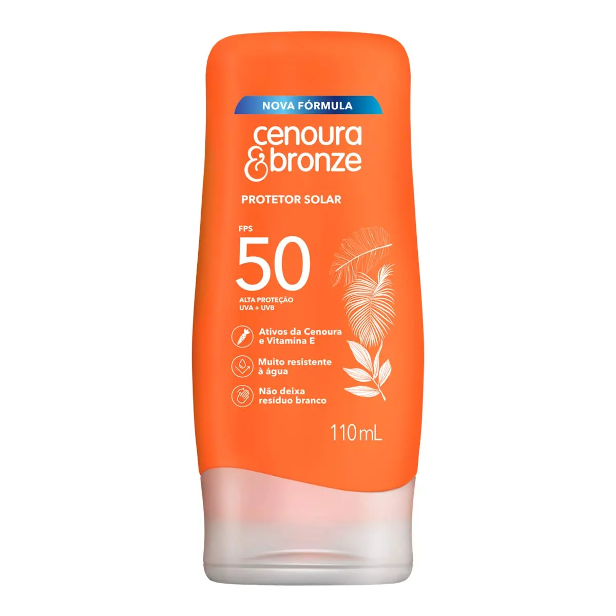 Protetor Solar Cenoura E Bronze Fps50 Locao 110ml