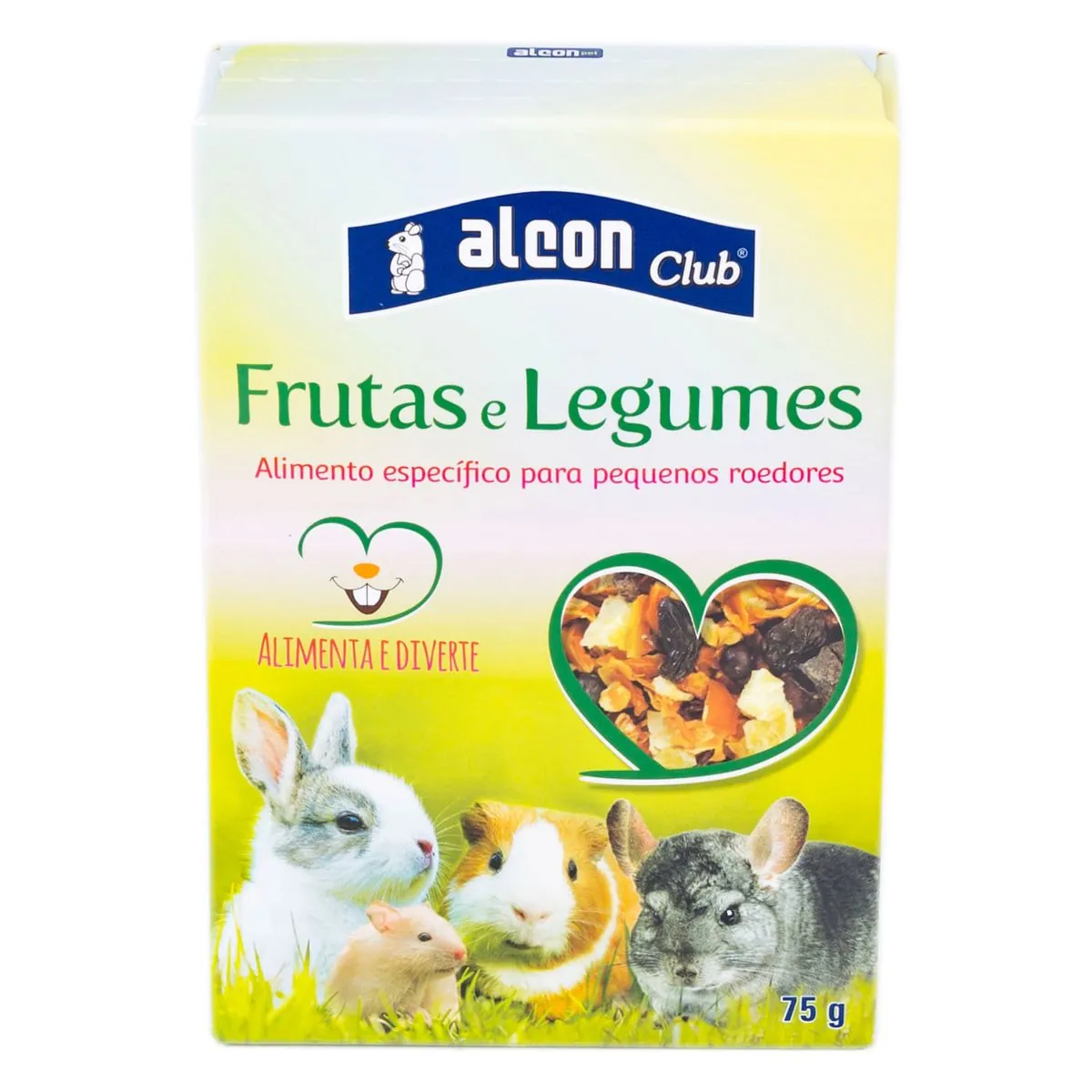 Ração para Roedores com Frutas Legumes 75g Club Alcon