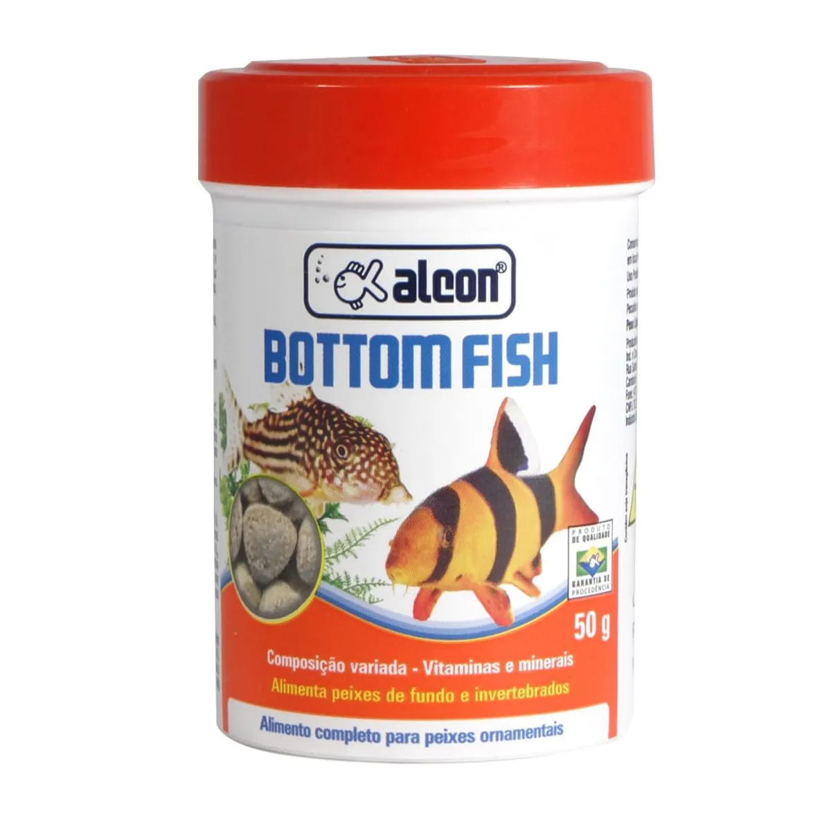 Ração para Peixe Botton Fish Alcon 50g