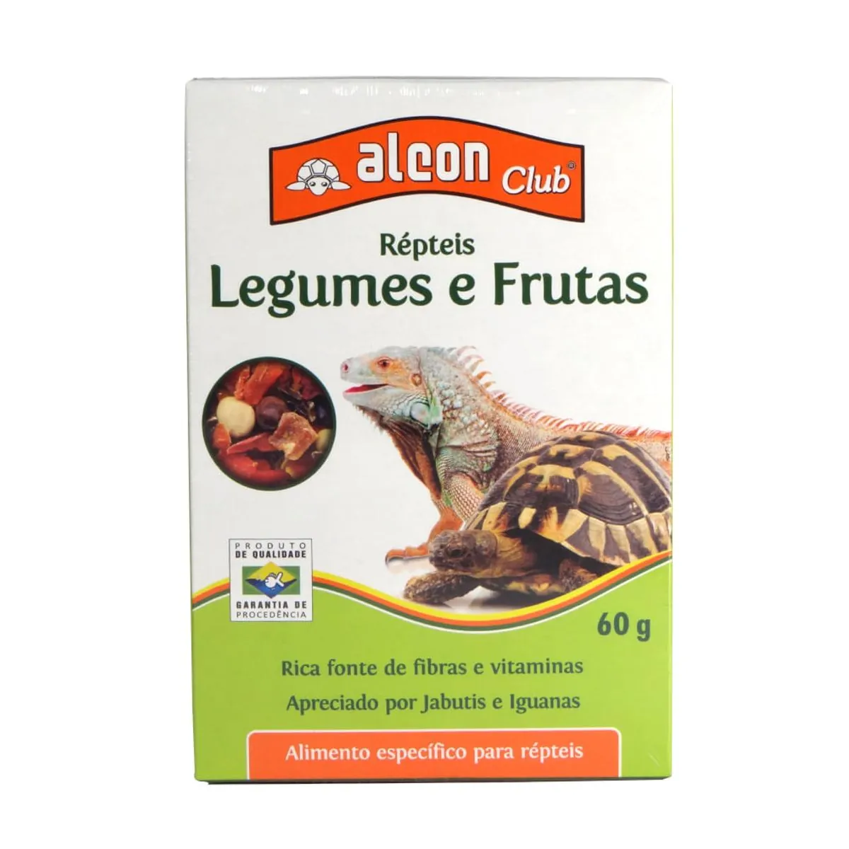 Ração Alcon Club Répteis Para Jabuti E Iguana 60g