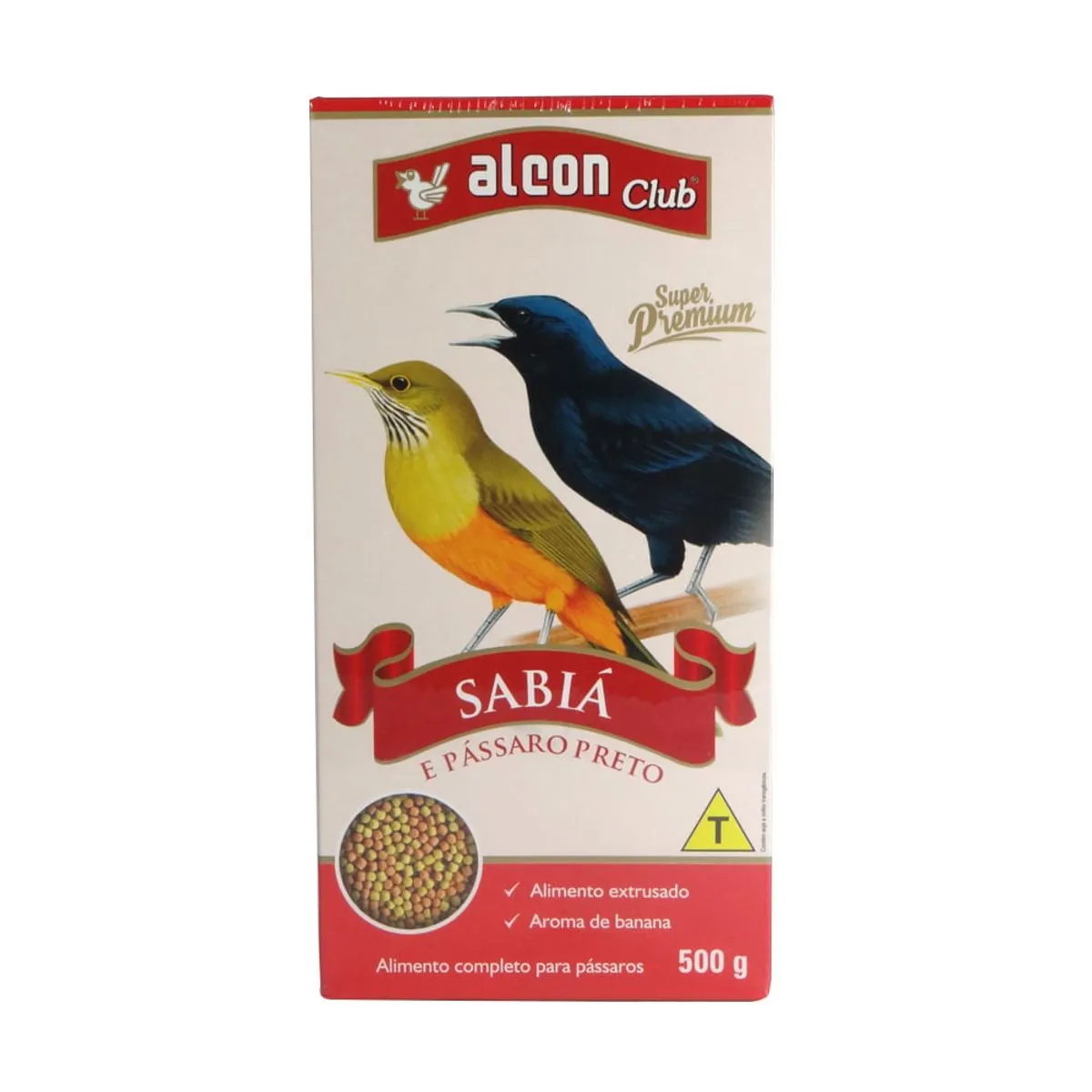 Ração Club Sabiá E Pássaro Preto Alcon