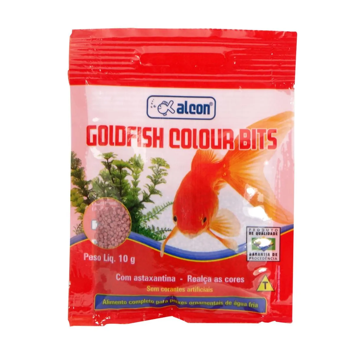 Ração Gold Fish Colour Bits Alcon 10g