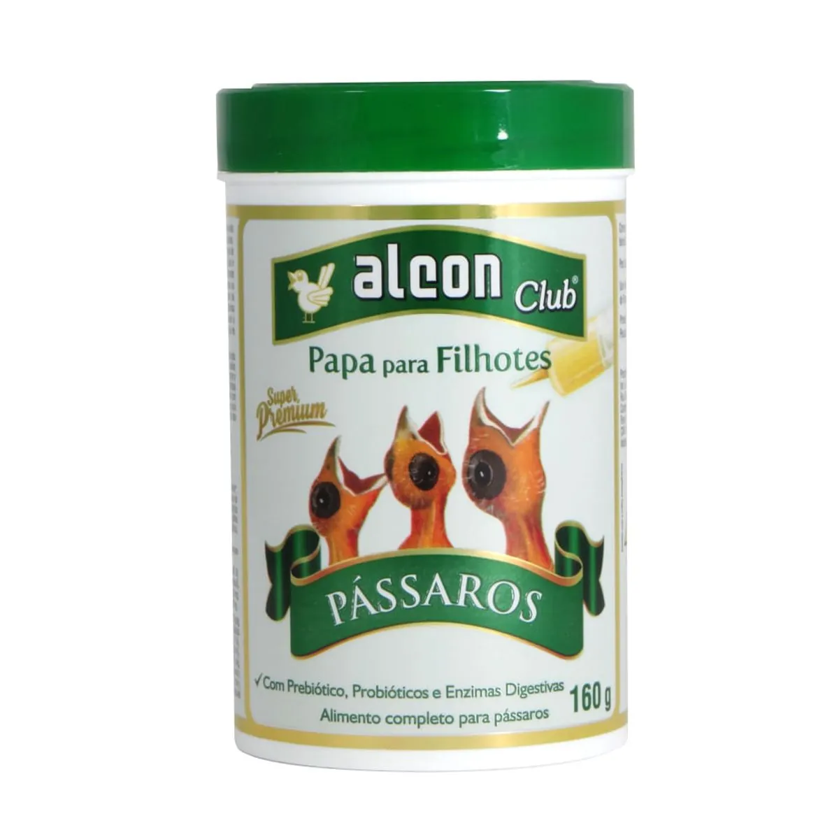 Alimento Para Pássaros Filhotes Alcon Club Frasco 160g