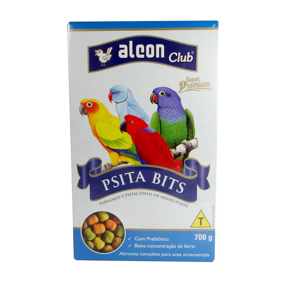 Ração Alcon Pássaros Psitacídeos Bits