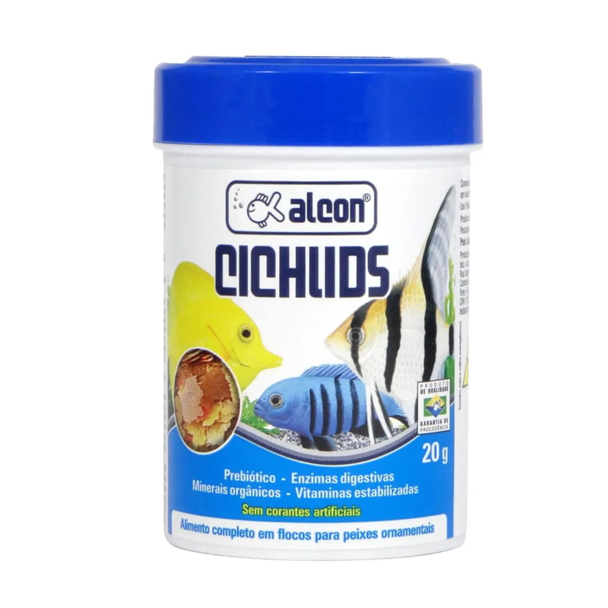 Ração Peixe Cichilds 20gr Alcon