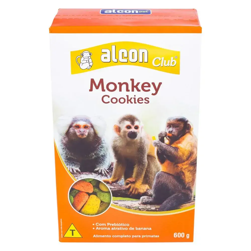 Ração Para Macacos Alcon Club Monkey Cookies 600 G