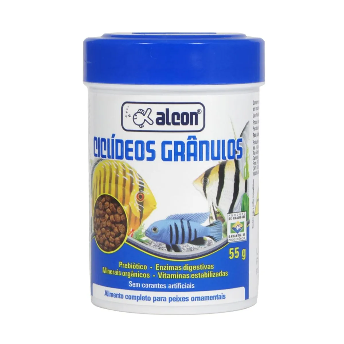 Ração para Peixes Ciclídeos Granulos Alcon 55g