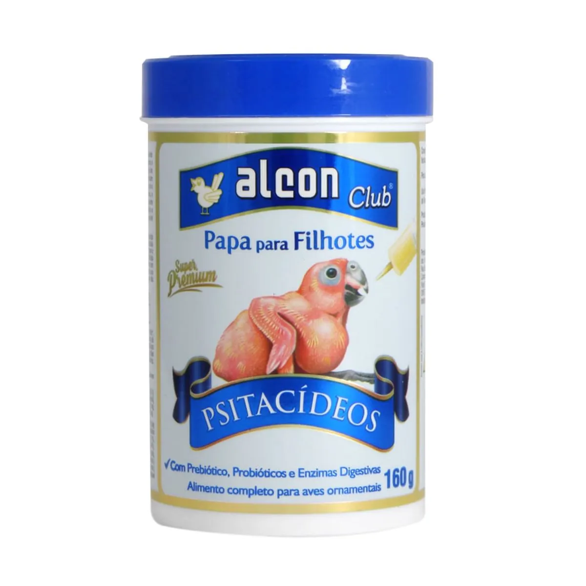 Alimento Para Pássaros Psitacídeos Alcon Club Frasco 160g