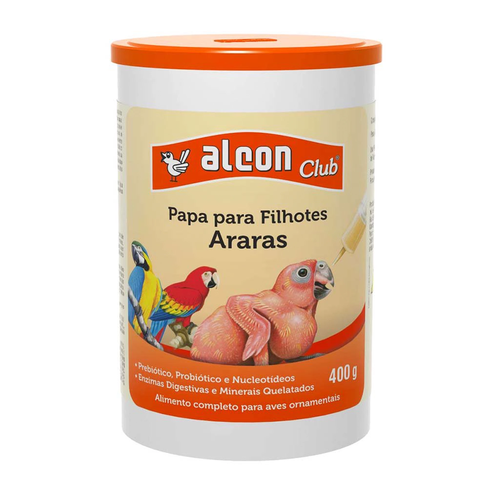 Ração Alcon Araras E Psitacídeos Filhotes Papa