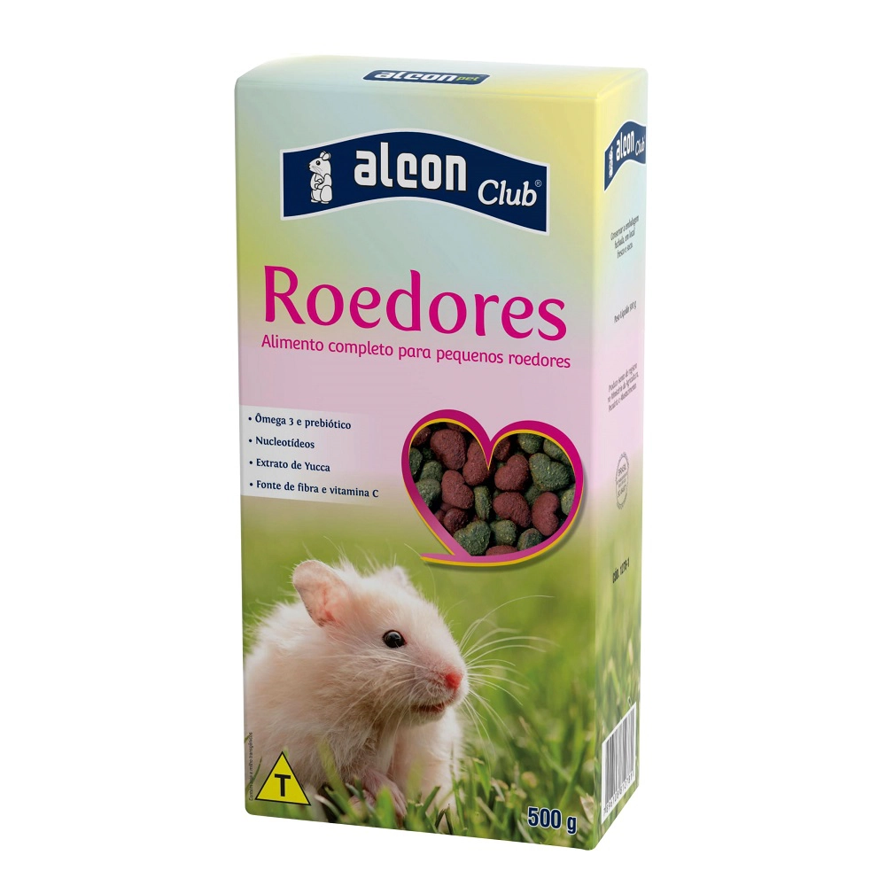 Ração Alcon Club Roedores Alimento Extrusado 500 G