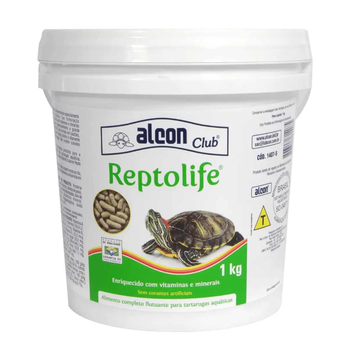 Ração Alcon Reptolife Para Répteis 1 Kg