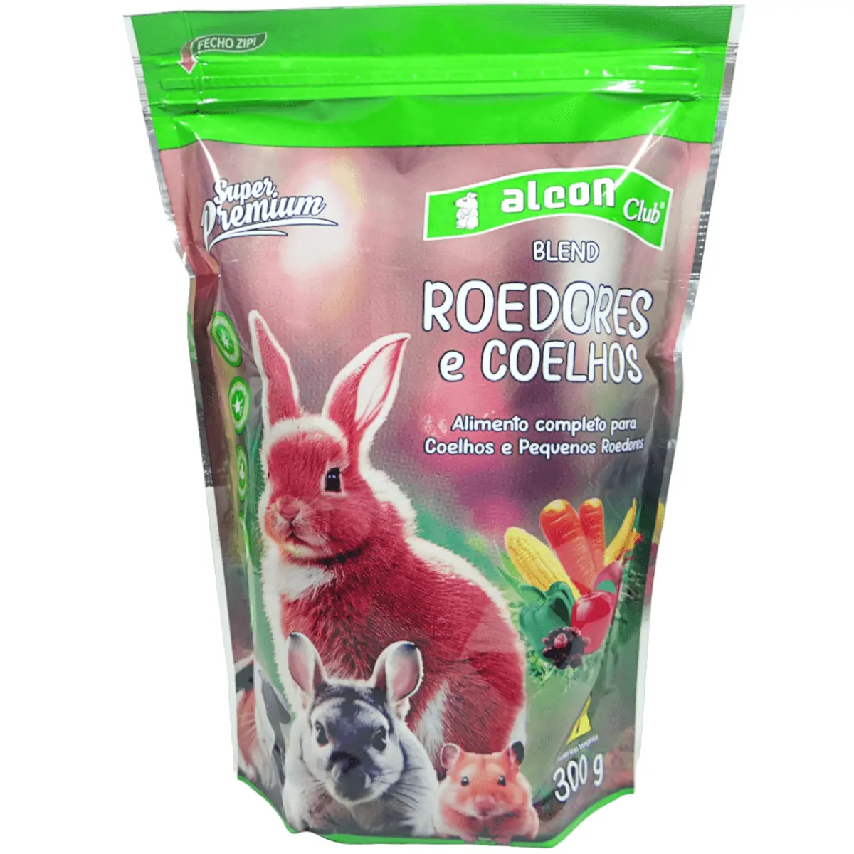 Alimento Blend Para Roedores E Coelhos Alcon Club 300g