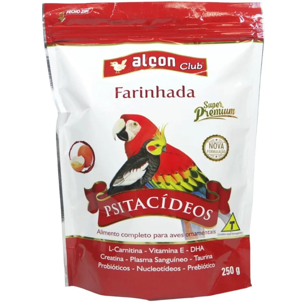 Rc Aves Farinhada P/psitac Alcon Club 250g