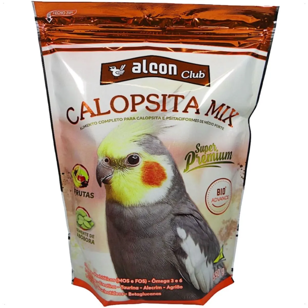 Ração Calopsita Mix Alcon Club 550g