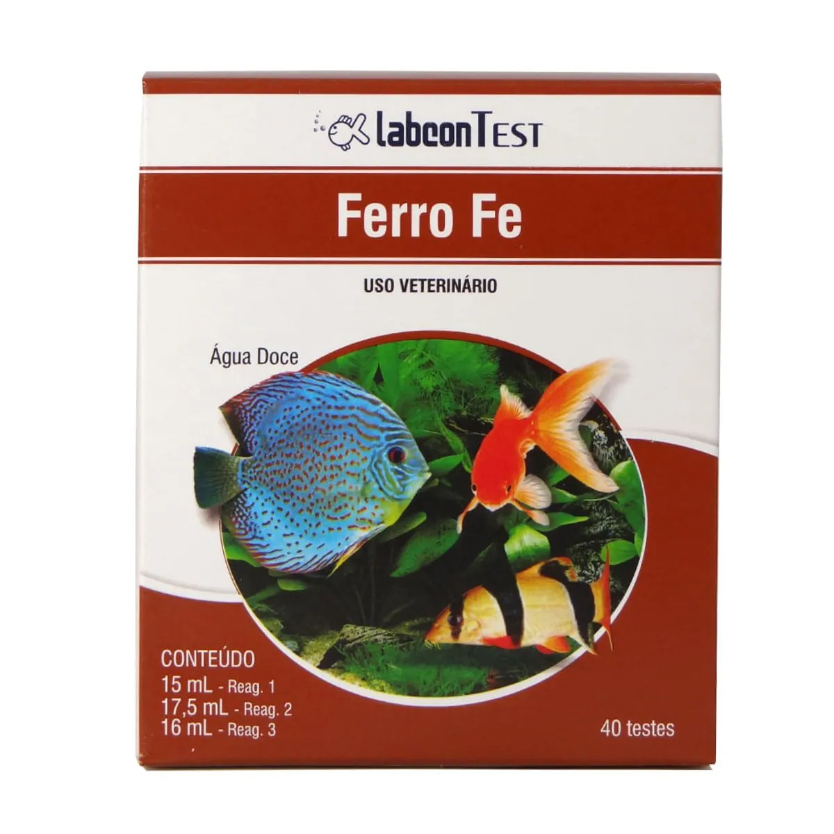 Labcon Test Ferro Fe 40 Testes 15ml