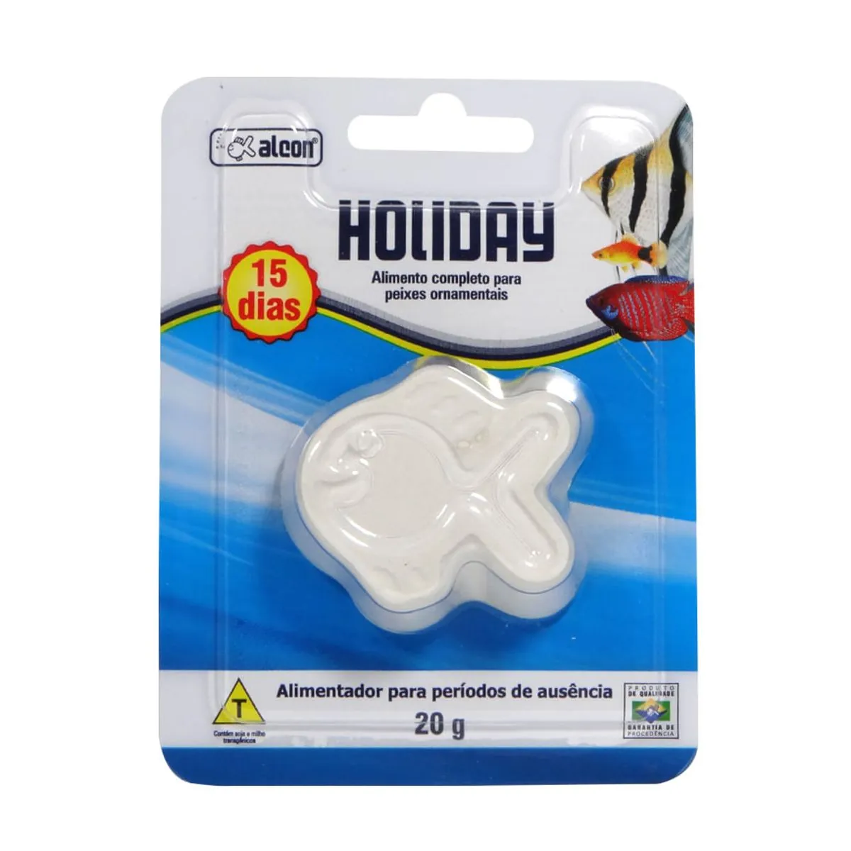 Ração para 15 Dias Holiday Alcon 20g