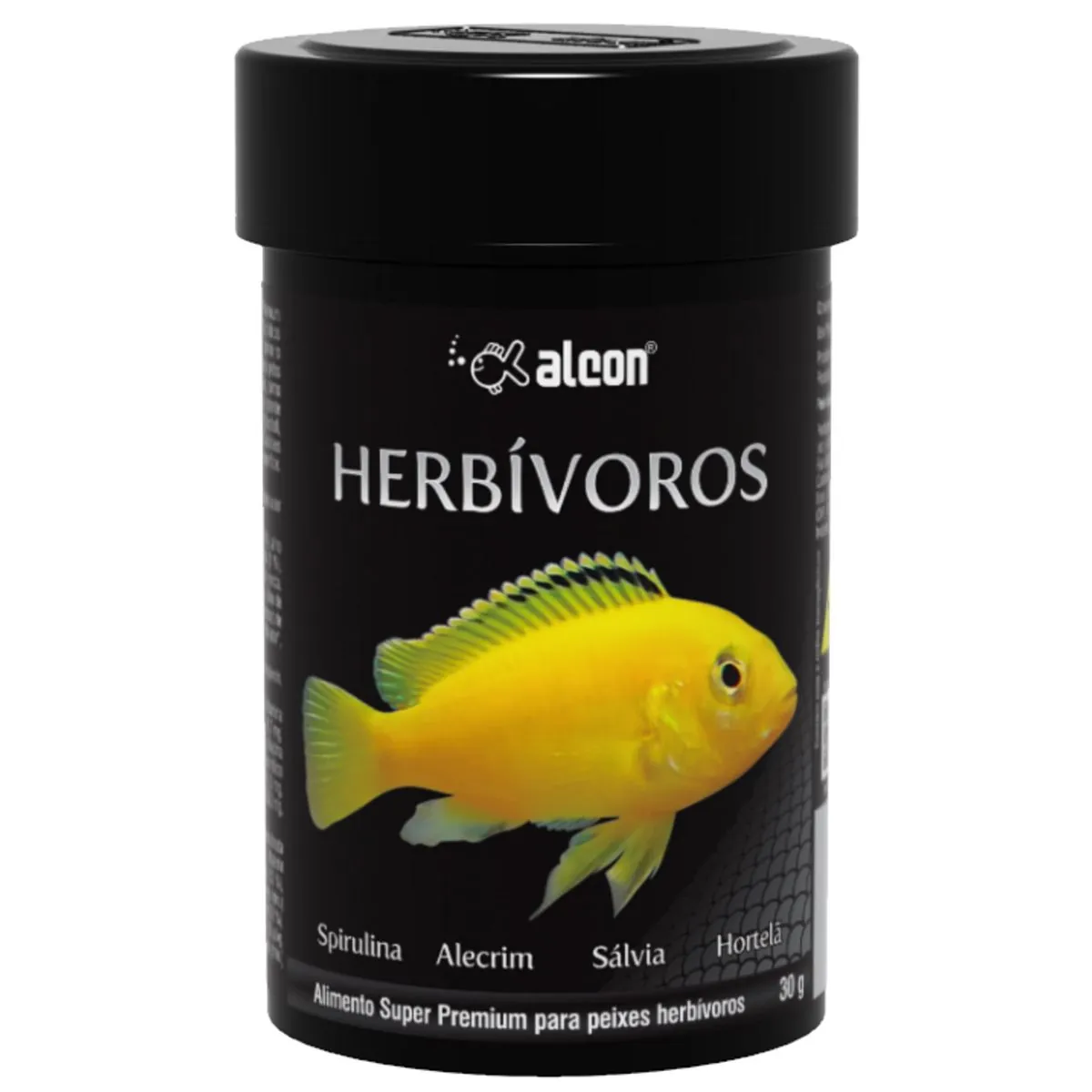 Ração Para Peixes Herbívoros Alcon 30g