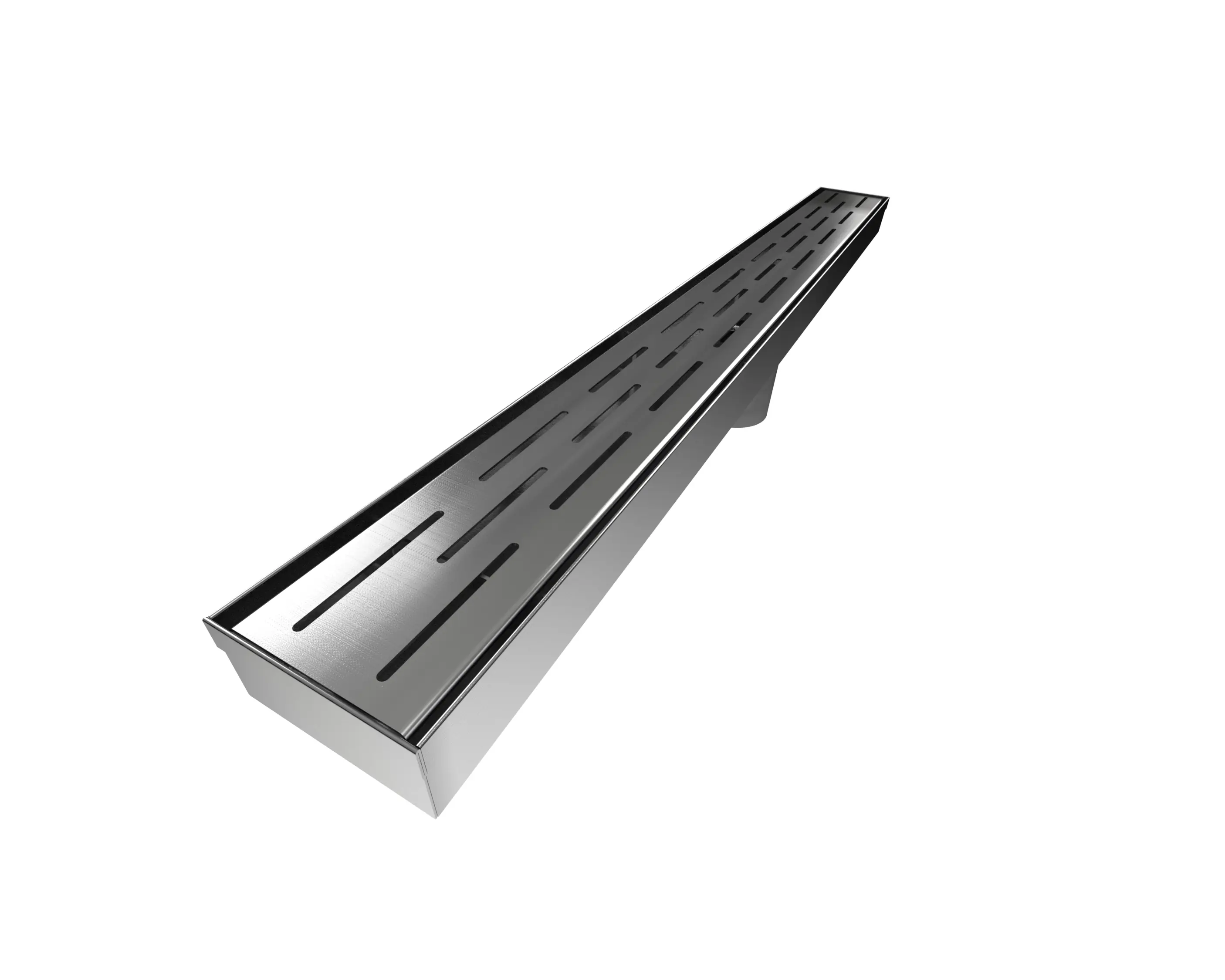 Ralo Banheiro Linear 100% Inox Seca Piso Exclusivo