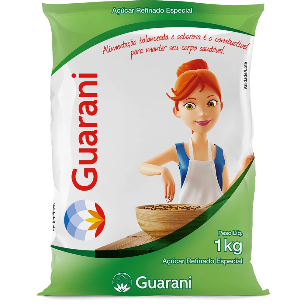 Açúcar Refinado Guarani 1kg
