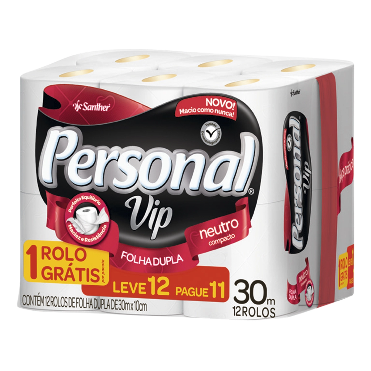 Papel Higiênico Fs Personal Neutro 60m L12 P11