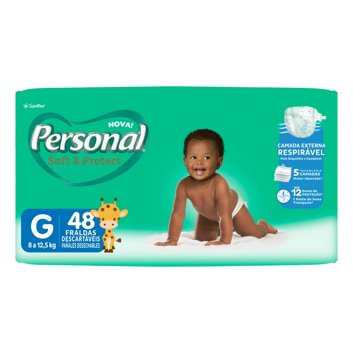 Fralda Personal Soft E Protect Mega G Com 38 Tiras