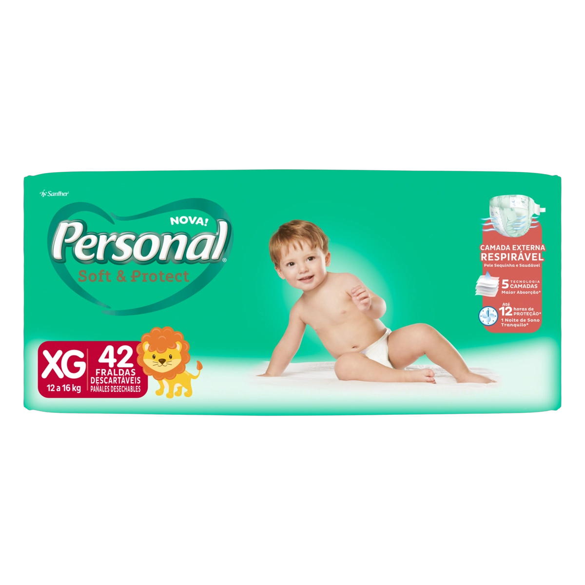 Fralda Personal Soft E Protect Mega Xg Com 36 Tiras