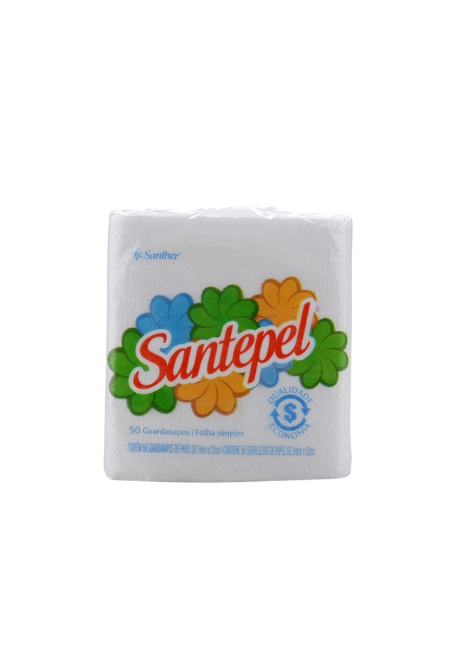 GUARDANAPO 24X22 SANTEPEL 50UN