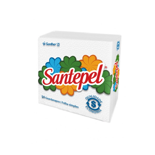 GUARDANAPO 33X30 SANTEPEL 50UN