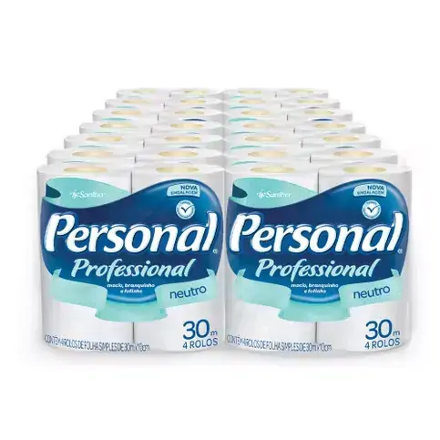 Papel Higienico Folha Simples Neutro 30 Metros 3600g Personal