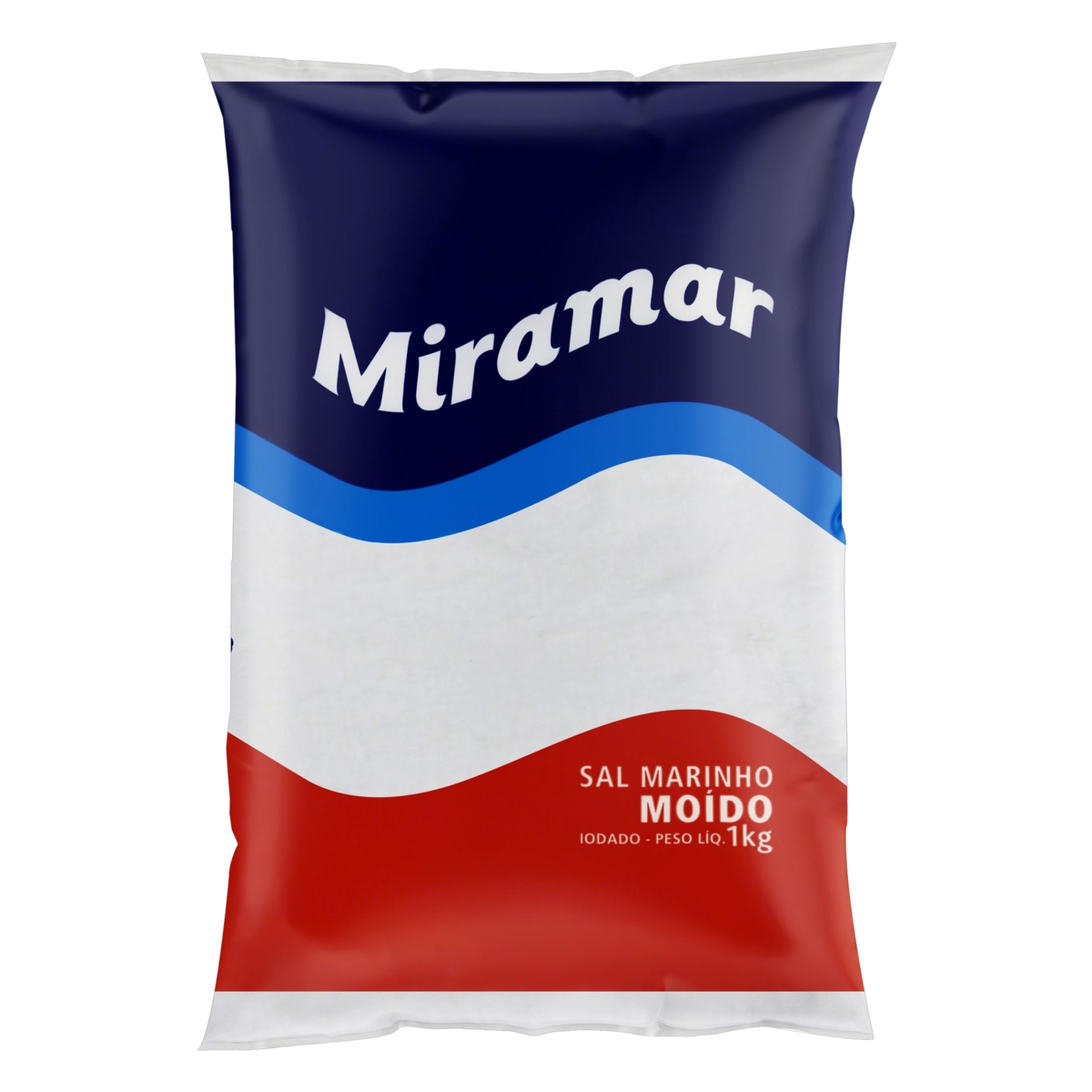 Sal Marinho Moído Miramar Pacote 1kg