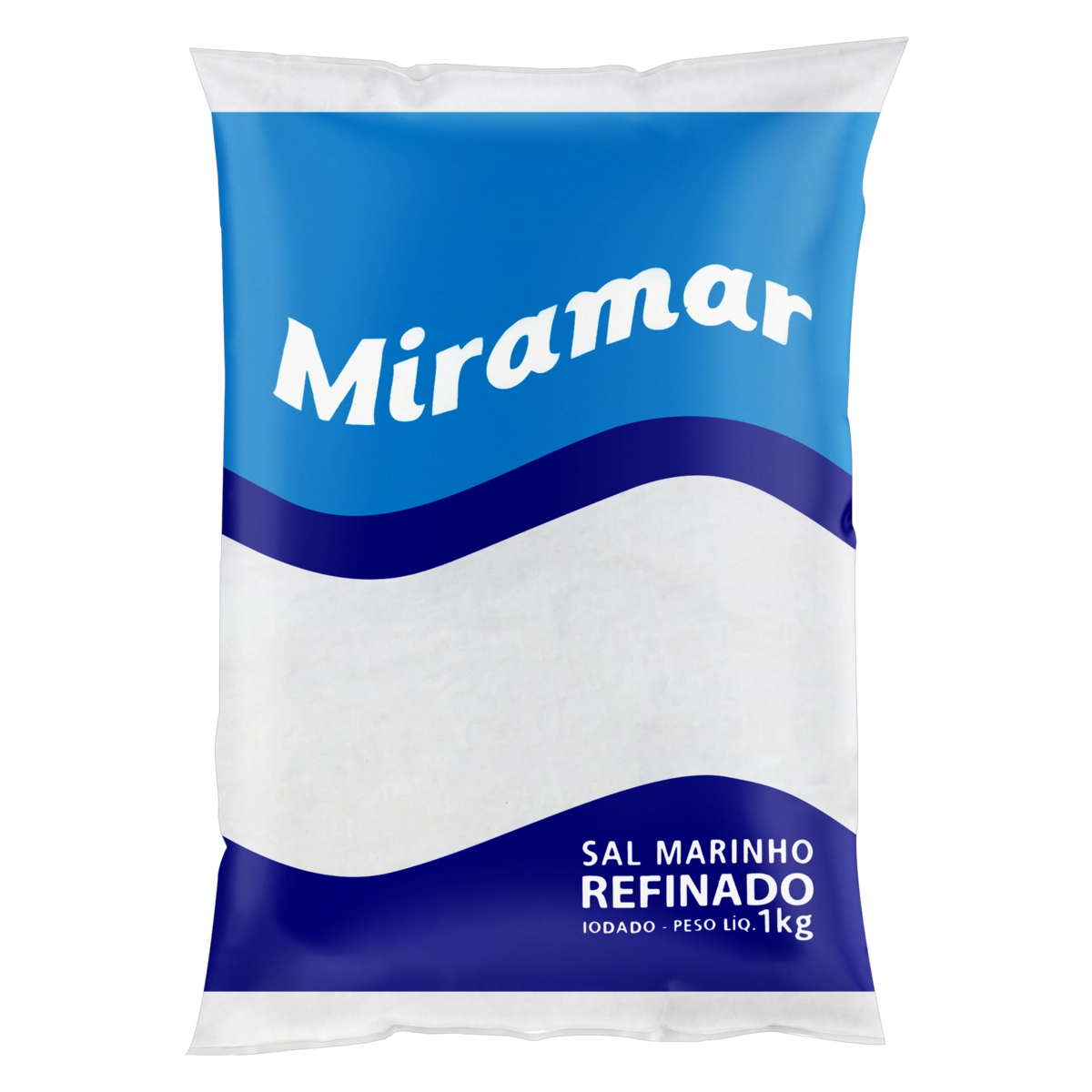 Sal Marinho Refinado Miramar Pacote 1kg
