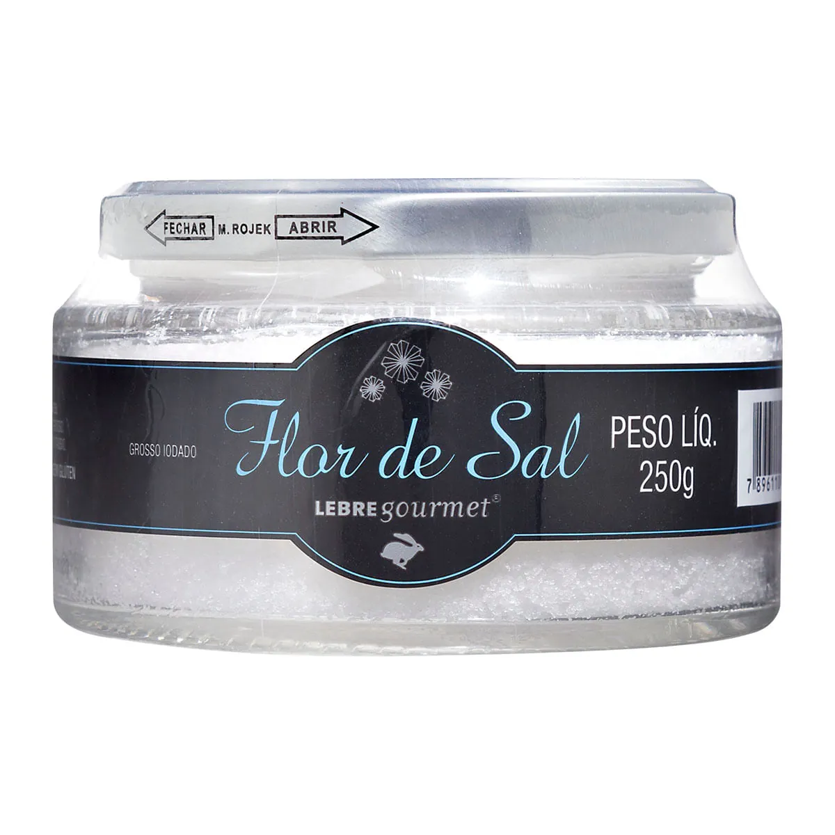 Flor De Sal Grosso Lebre Gourmet Vidro 250g