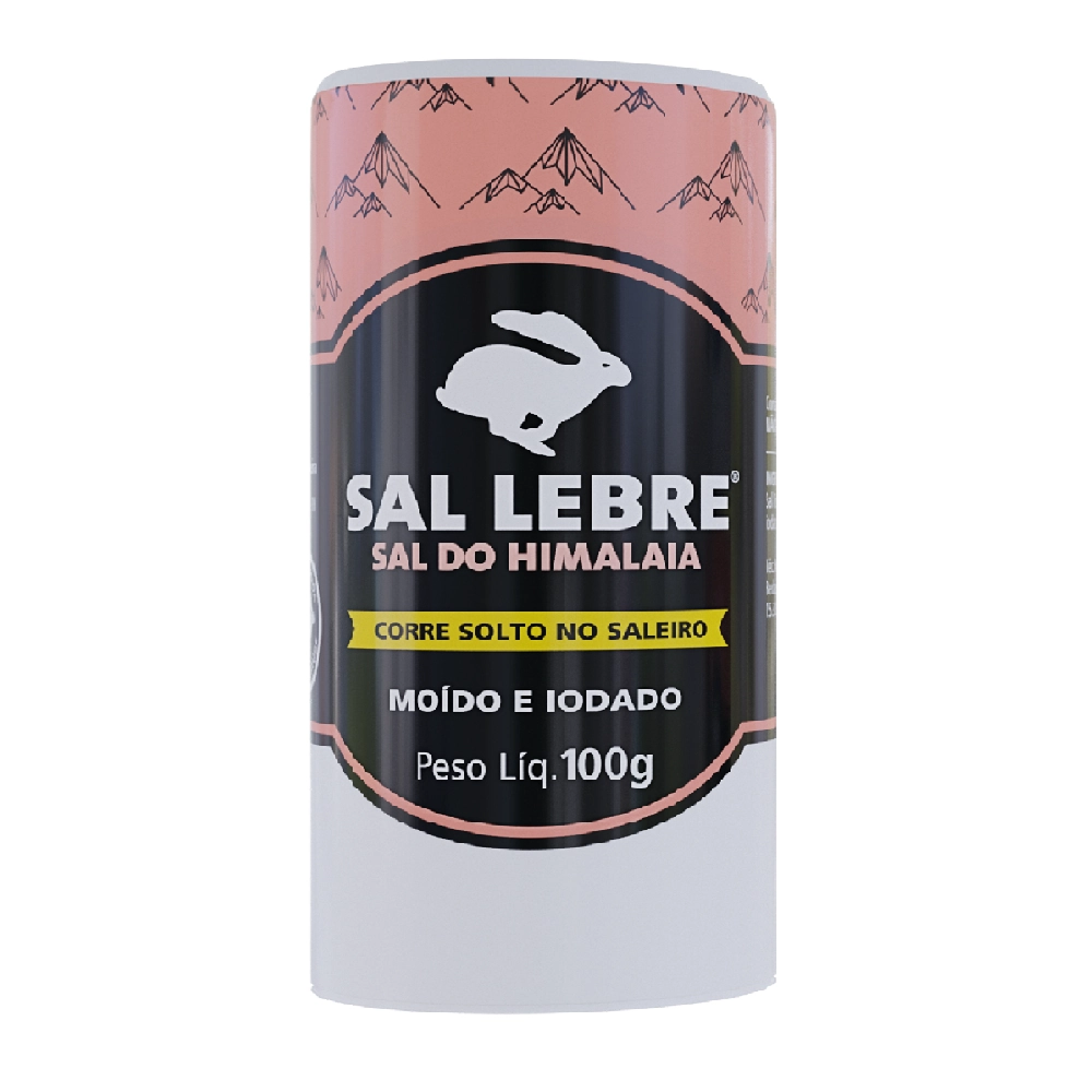 Sal Do Himalaia Moído Lebre Frasco 100g