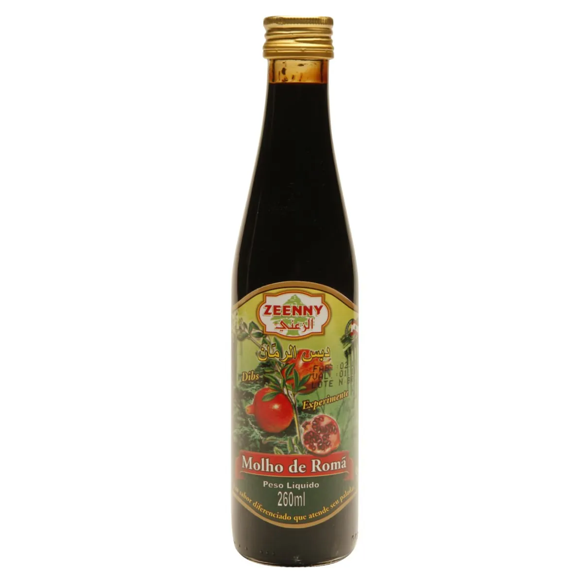Molho De Romã Zeenny 260ml