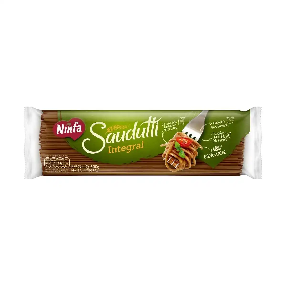Macarrão Semola Integral Espaguete Saudutti 500 g