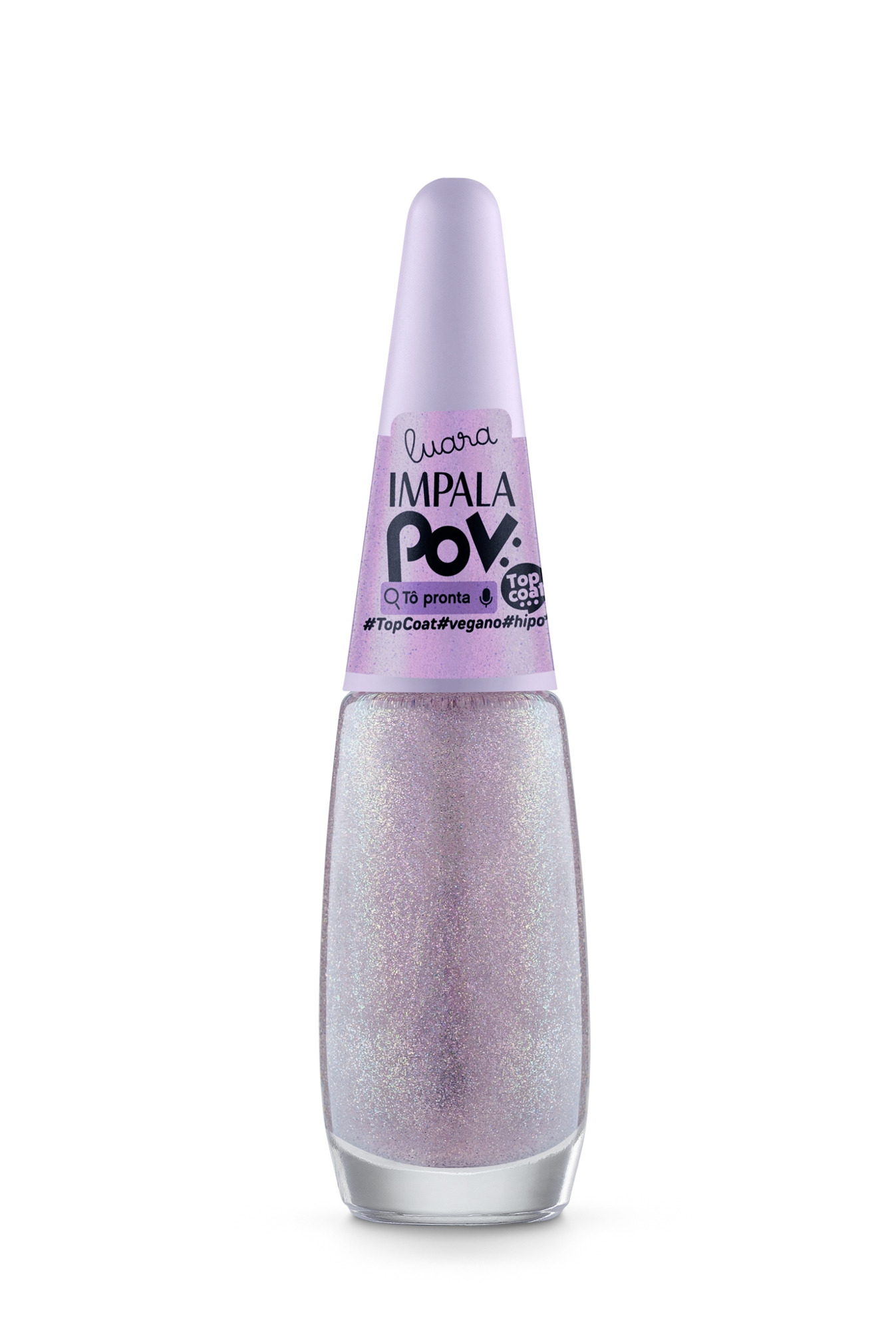 Top Coat Impala Pov To Pronta C/ Glitter