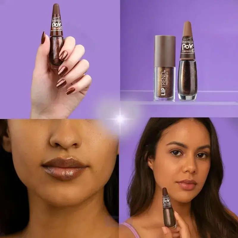 Kit Impala Pov 1 Gloss Labial 1 Capinha Marcella