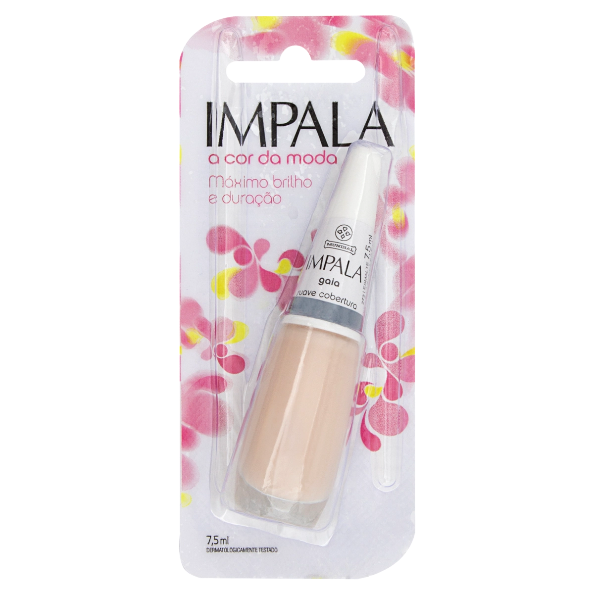 Esmalte Suave Cobertura Gaia Impala A Cor Da Moda Blister 7,5ml