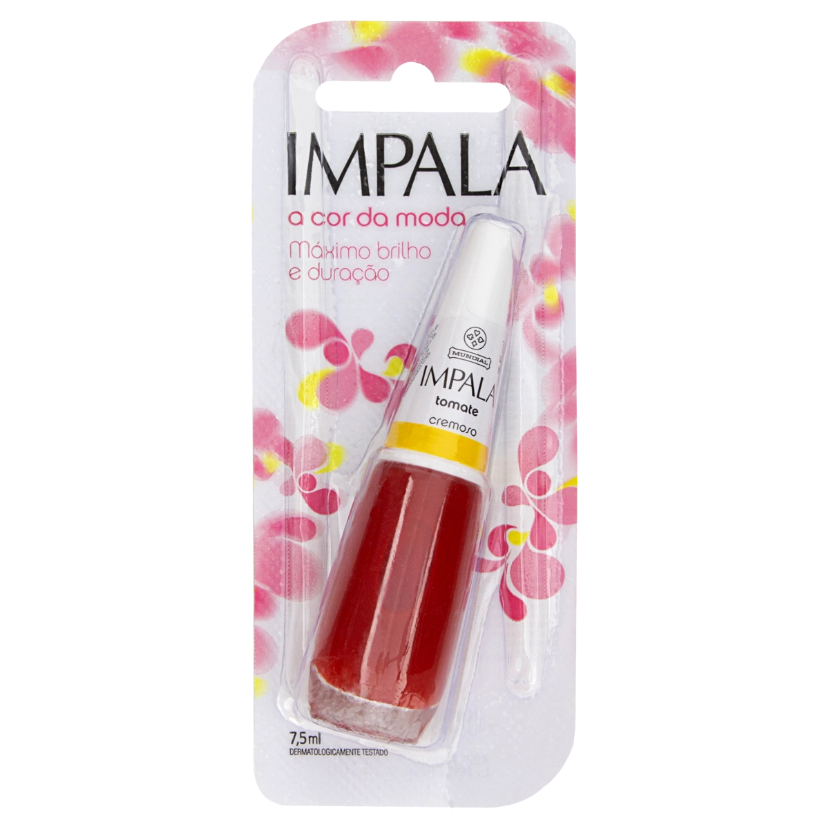 Esmalte Cremoso Tomate Impala A Cor Da Moda Blister 7,5ml