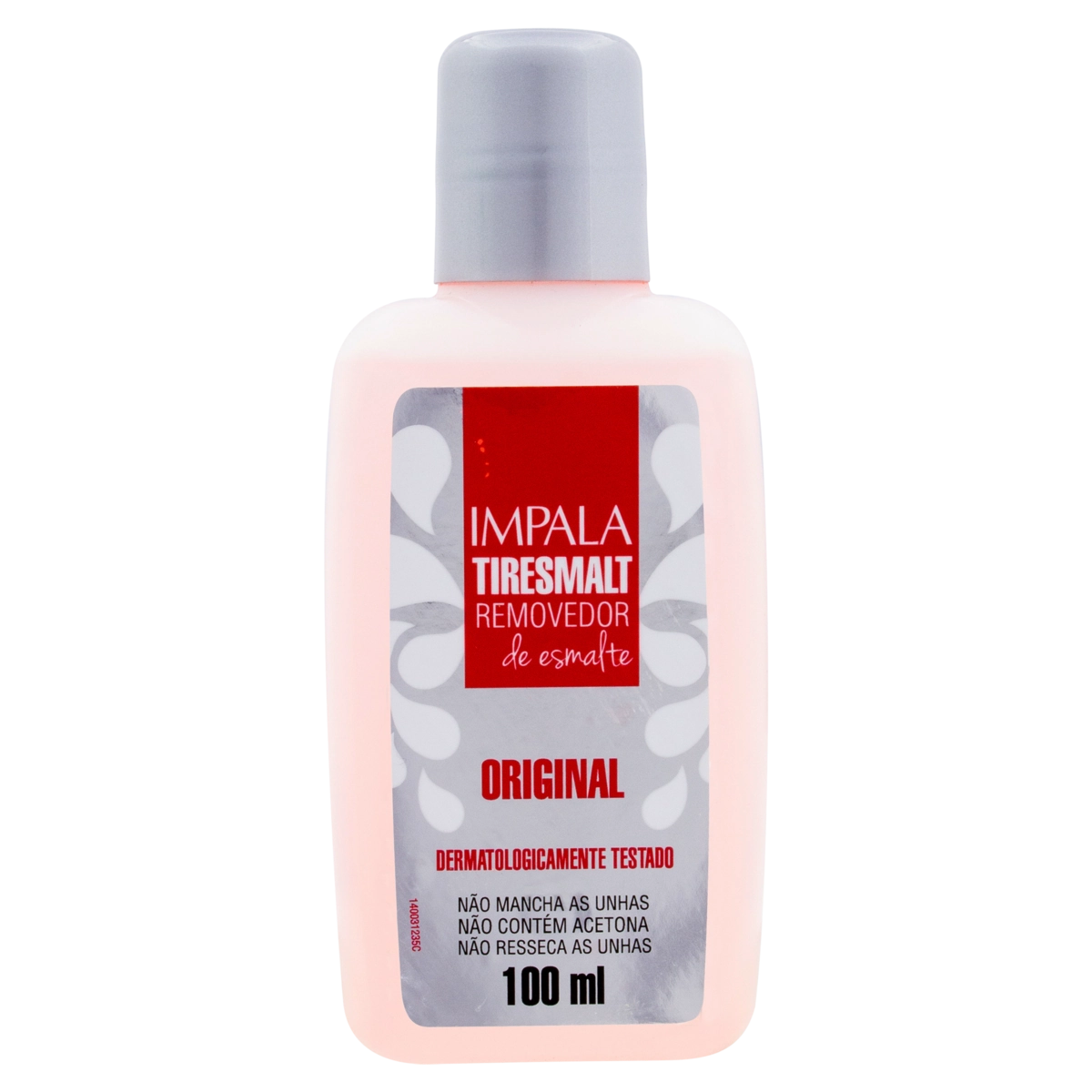 Removedor De Esmalte Original Impala Tiresmalt Frasco 100ml