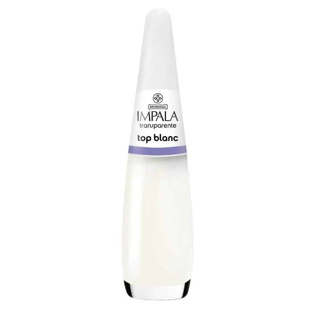 Esmalte Impala Transparente Top Blanc 7,5Ml Mundial