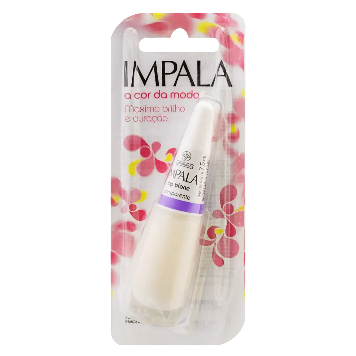 Esmalte Transparente Top Blanc Impala A Cor Da Moda Blister 7,5ml