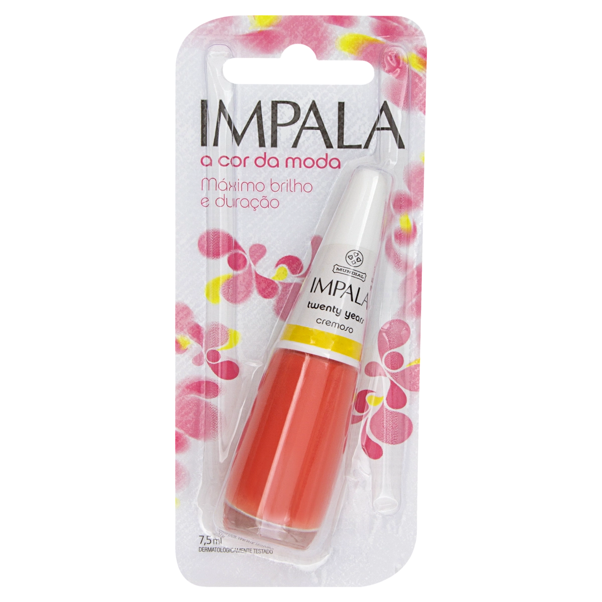 Esmalte Cremoso Twenty Years Impala A Cor Da Moda Blister 7,5ml