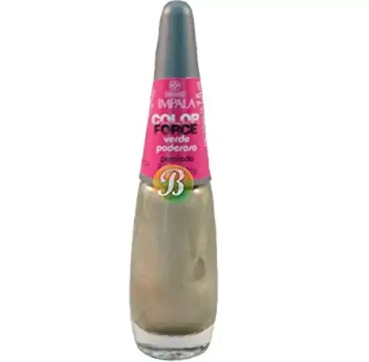 Esmalte Perolado Color Force Verde Poderoso 7.5ml Impala