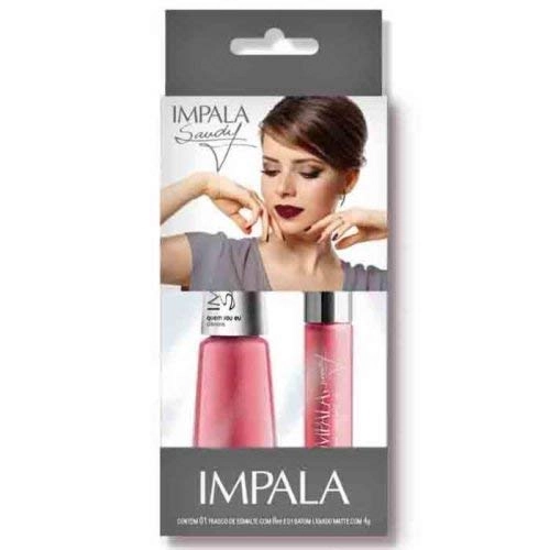 Colecao Sandy Esmalte Quem Sou 8ml Batom 4g Impala